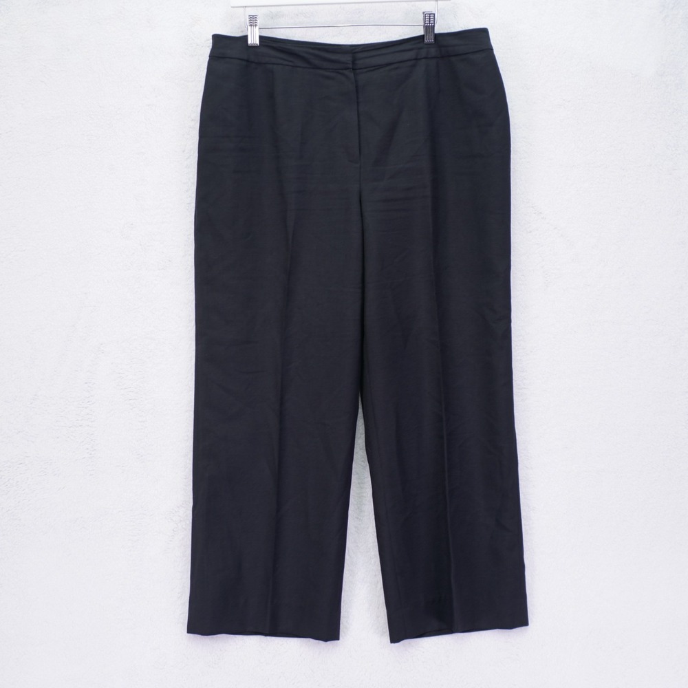 Jones Wear Jones New York Black Dress Pants 16P Polyester 37 / 27 High Rise